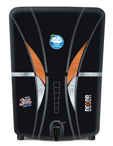 RO Water Purifier with Bio Zinc Copper Alkaline with UV, UF and TDS Controller | 12Liter | Fully Automatic Function and Best For Home and Office