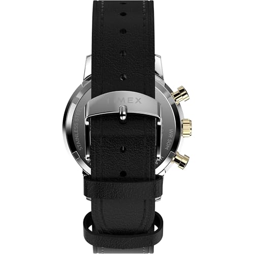 Image of TIMEX Marlin Black Round Dial Analog Men Watch - TWEG26715