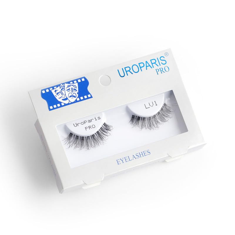 Uroparis PRO LV1 Eyelashes for Women — 3D Look Eye Lashes | Handmade, Light Voluminous False Lashes with Premium Virgin Hair | Invisible Band | For Glam Look & Enhance Beauty (Black) - 1 Pair-picture-12