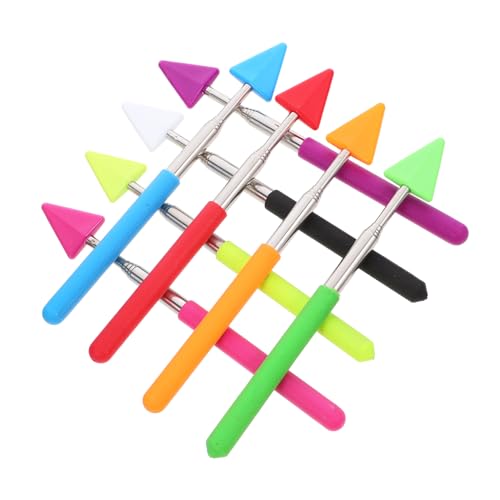 Uonlytech 8pcs Extendable Teaching Pointer Sticks for Classroom Use Board for Teachers and Early Education Activities