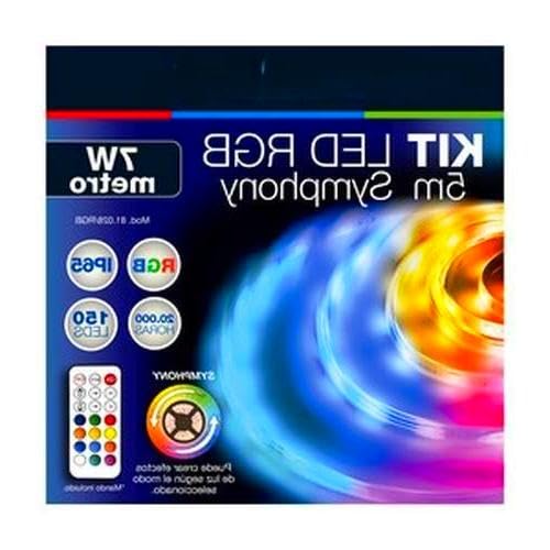 tira led rgb 5m, 7w/m, 5v, ip65 - iluminación decorativa para ambientes interiores y exteriores, ideal para crear ambiente y realzar espacios.