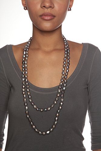 HinsonGayle AAA Handpicked 10-11mm Ultra-Iridescent Baroque Freshwater Cultured Pearl Rope 65 inch3