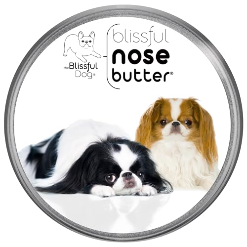 Image of The Blissful Dog Japanese Chin Nose Butter, Versatile Dog Nose Balm for Dry Nose, Handcrafted Nose Moisturizer, Easy-to-Apply Dog Essentials, Unscented, 1 oz.