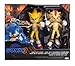 JAKKS Pacific Sonic The Hedgehog Light Up Super Sonic & Super Shadow Action Figure Set