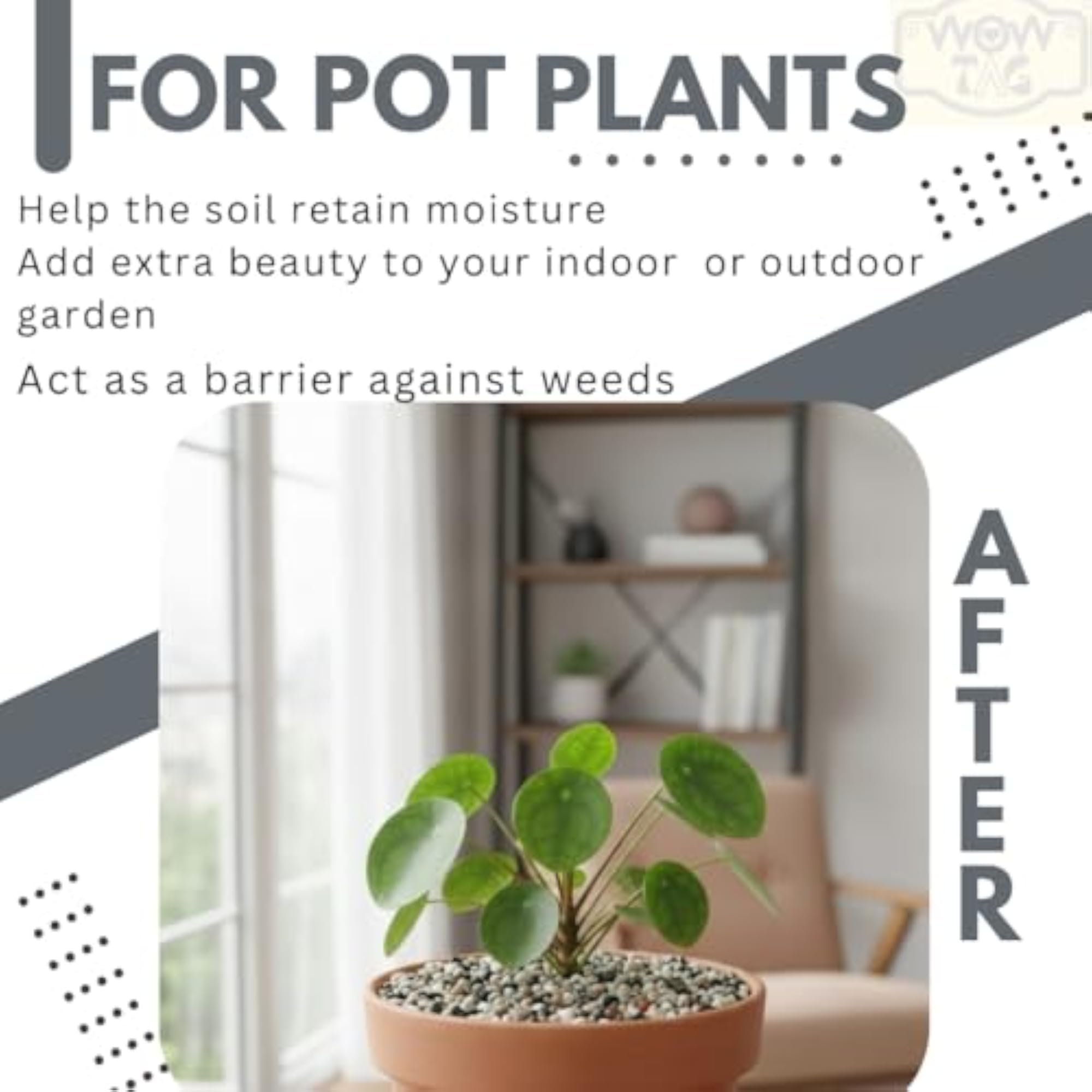 Tiny Pebbles for Aquarium & Garden Decor