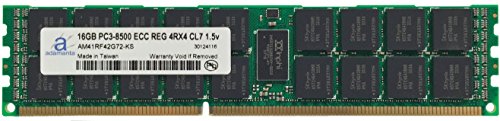 Adamanta 16 GB ( 1 x 16gb )サーバーメモリアップグレードDell PowerEdge r620 ddr3 1066 MHz pc3 ? 8500 ECC Registered 4rx4 cl7 1.5 V