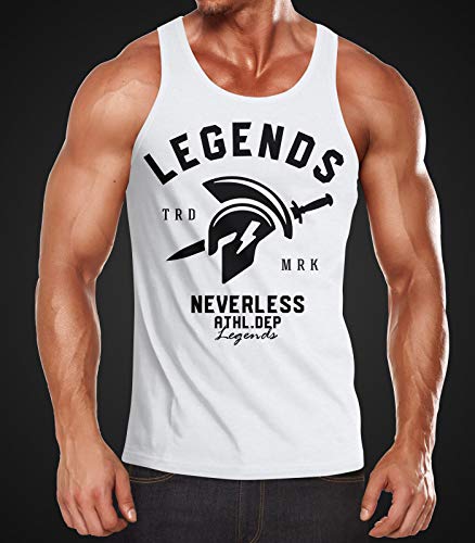 Neverless Cooles Herren Muscle Shirt Gladiator Sparta Gym Athletics Fitness Muskelshirt