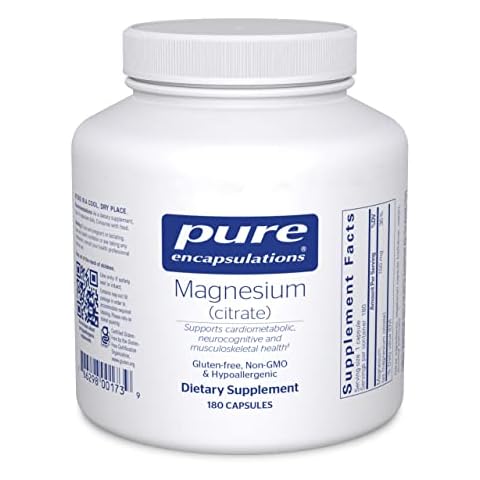 Pure Encapsulations Magnesium (Citrate) | 180 Capsules Cover