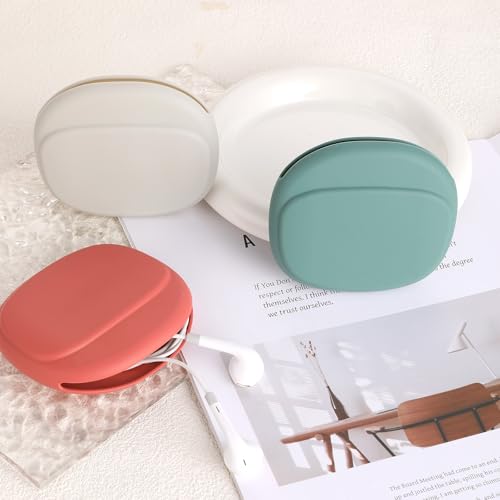 3Pcs Silicone Headphone Organizer Data Cable Storage Case Mini Key Box Portable Wired Headphone Pouch Sleek Soft Silicone Earbuds Case for Home Office Kitchen School Workplace Cell USB Flash Drive 3Pcs Silicone Headphone Organizer Data Cable Storage Case Mini Key Box Portable Wired Headphone Pouch Sleek Soft Silicone Earbuds Case for Home Office Kitchen School Workplace Cell USB Flash Drive