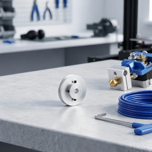 Polea de motor de 8mm de aluminio para proyectos de taladro 5