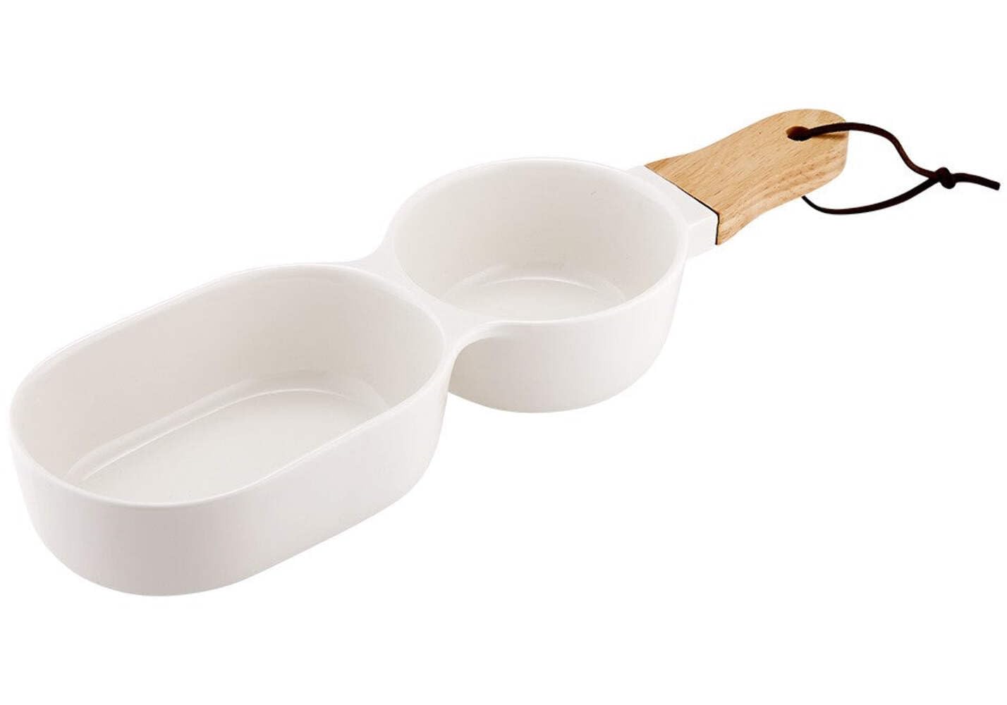 Ladelle 61118 Servier-Stick Classic, Porzellan, weiß, 34.5 x 9.5 x 4.8 cm