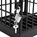 Phone Cage with Lock Key, Cell Phone Jail Lock Box, Mobile Phone Prison Lock Up (All Black)