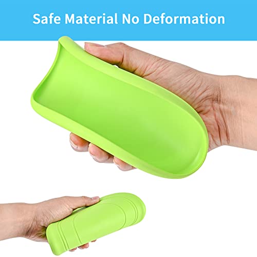 Tipatyard 5-Pack Silicone Dog Flying Disc Puppy Flyer Training Interactive Toys For Small Medium Dogs , 5 Colors, 7 Inch #TOP4