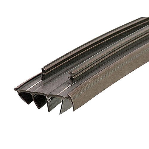 Ks Hardware Kerf Style Door Bottom With Vinyl Fins, Brown, 31-3/4 Inch (1 Pack) #TOP16