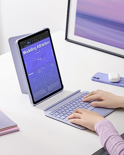 Funda con teclado iPad Air 5 10.9 pulgadas QWERTZ desmontable Inateck 4