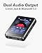 KeenPlus 64GB MP3 Player with Bluetooth 5.3,Zinc Alloy Metal Portable Music Player,2.4