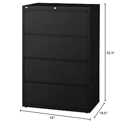 Lorell 60552 Lateral File, Black #TOP5