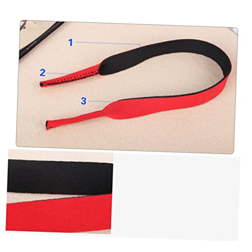 Gadpiparty 3pcs Stretchy Eyeglasses Cord Sports Glasses Strap Swimming Goggle Holder Sunglasses Band for Outdoor Activities Red Blue Green - Image 2