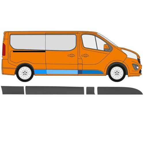 Moulure latérale arrière droite Renault Trafic 2014 protection noire