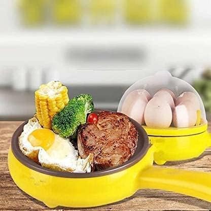 IK Enterprise Multipurpose Single Layer Handle Egg Boiler with Non Stick Fry pan Electric for Omelette Maker and Other Egg Variety(Pack Of 1,... - Image 3