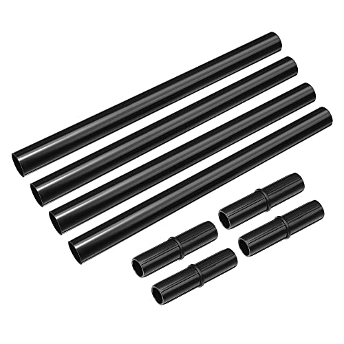 MECCANIXITY Solar Torch Light Extension Pole and Joint Kit 12 Inch Landscape Light Replacement Connector for Garden Pathway Lighting, 4 Set