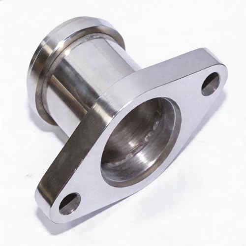 Steel 2-Bolt to V-Band Wastegate Adapter for TiAL Style Wastegates - Image 4