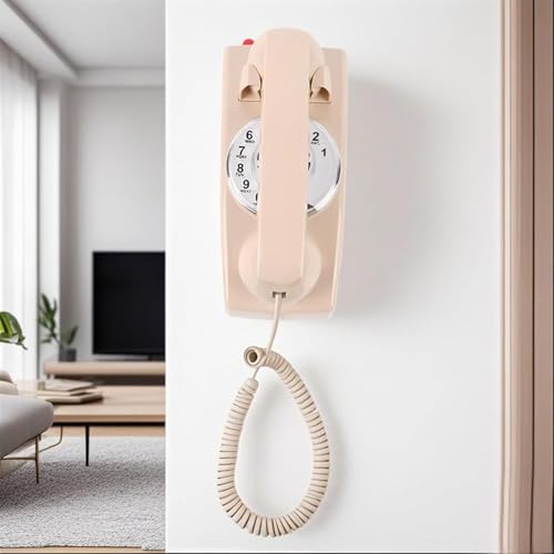 Téléphone fixe rétro compatible DTMF pour ligne fixe de maison en métal