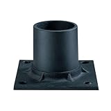 Acclaim C347BK Lamp Posts Accessories Collection Pier Mount Adapter Accessory, Matte Black