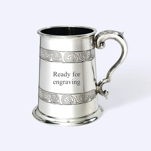 Wentworth Pewter Kells 1 Pint Pewter Tankard (with Engraving)
