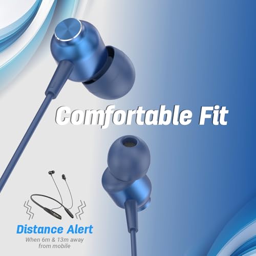 Image of Unix Versa Ultra-Long Playtime with 96 Hour Battery Wireless Bluetooth Neckband I Vibration Call Alert I Real Time Monitoring I Turbo Volt Charging with Magnetic Eartips