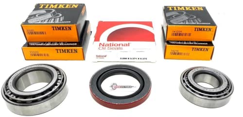 Timken 25580 25520 14125A 14276 Bearing Seal Grease Set For 7000-Lb Trailer Axle #TOP1