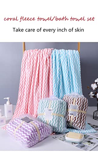 Image of HomeCloud Ultra Soft 300 GSM Bath Towel Set | 3X Softer Than Cotton Towels | Highly Absorbent & Ultra Fast Dry | Perfect for Home, Pool, Spa & Gym |Set of 2 (1 Bath (140x70cm), 1 Face Towel (75x35cm)