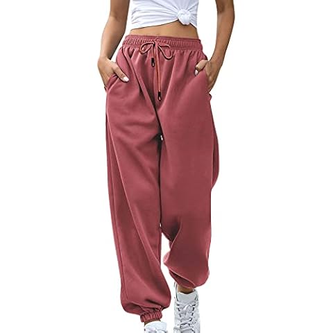 AMhomely Women's Casual Jogging Sweatpants Cover