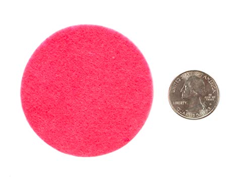 Image of Playfully Ever After Neon Pink Craft Felt Circles (2.5 Inch - 46pc)