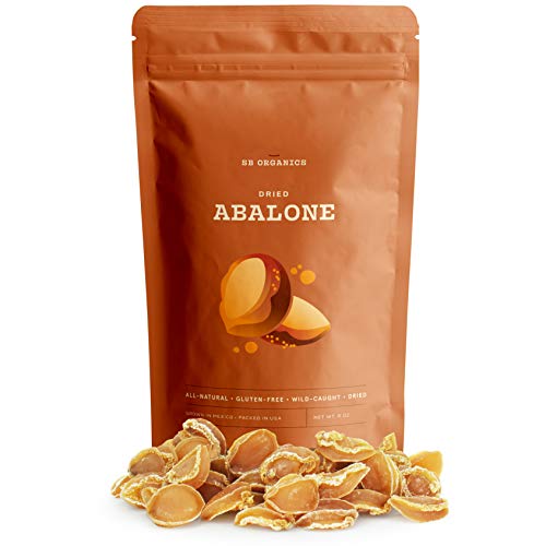 SB Organics Premium Dried Albalone - All Natural, Gluten Free, Wild Caught Gourmet
