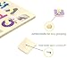 Wooden Peg Puzzle for Toddlers, Alphabet Learning Toys, Baby Puzzles Alphabet Board for Kids, Preschool Knob Puzzle for Boys Girls, Chunky ABC Shape Puzzles for 2 3 4 Year Old
