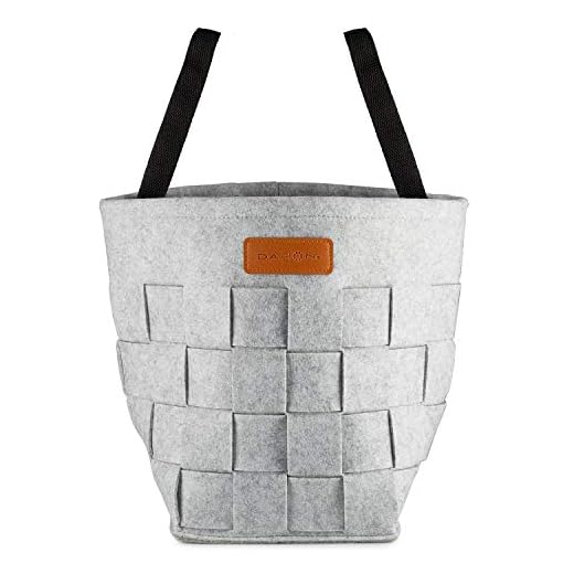 Dahon DH-1025GC Cesta Manillar Bicicleta con Asas, Adultos Unisex, Gris Claro, Talla Unica