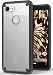 Ringke Fusion Designed for Google Pixel 3 Case Clear Transparent PC Back TPU Bumper Raised Bezels Scratch Protection Natural Form Cover for Pixel 3 - Smoke Black