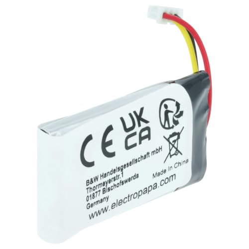 vhbw Batterie compatible avec Sennheiser Impact 5033 5034 5035 5036 casque audio écouteurs sans fil 450mAh 3 7V Li polymère - vue 2