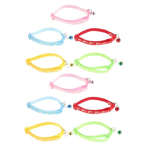 Collar para gatos evite pérdidas con el pack WOONEKY ajustable reflectante con campana sonora 2
