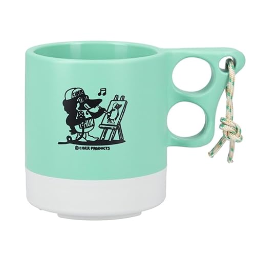 チャムス(CHUMS) カップ マグカップ キャンプ かせきさいだぁ キャンパー CH62-2164-M121 (ミント/FF)
