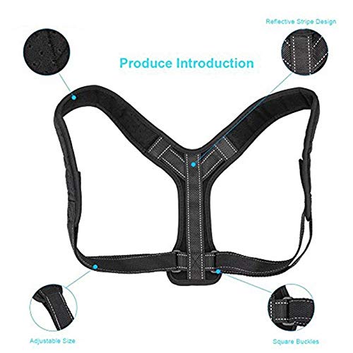 Correcteur réglable de posture pour le dos Stripe avec coussins X-Plus - 5