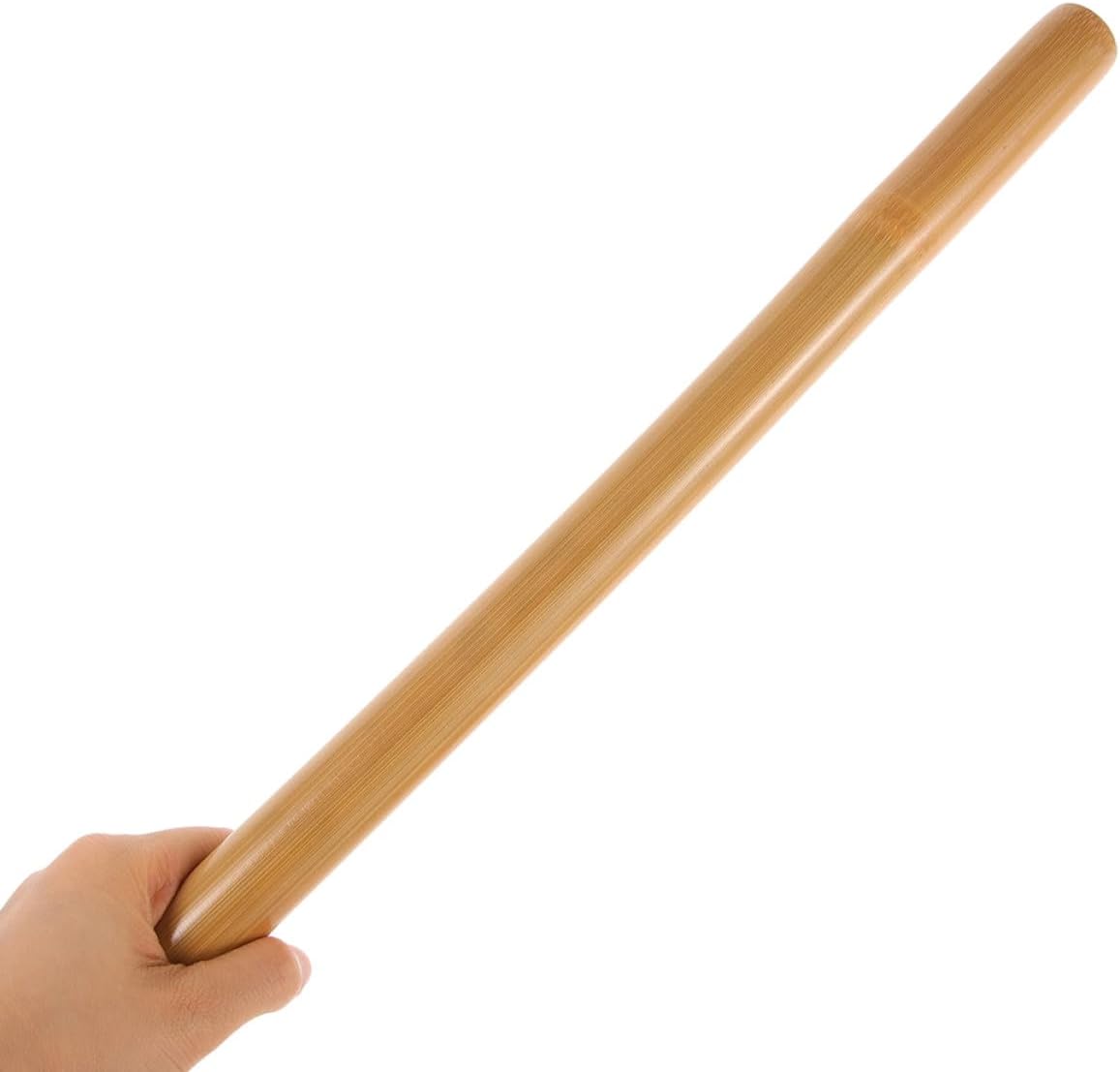 VICASKY Manual Massage Stick for Body and Back, 42cm Length X 2cm Diameter, Natural Material, Household Back Massager Tool for Neck, Shoulder, and Full Body Relaxation