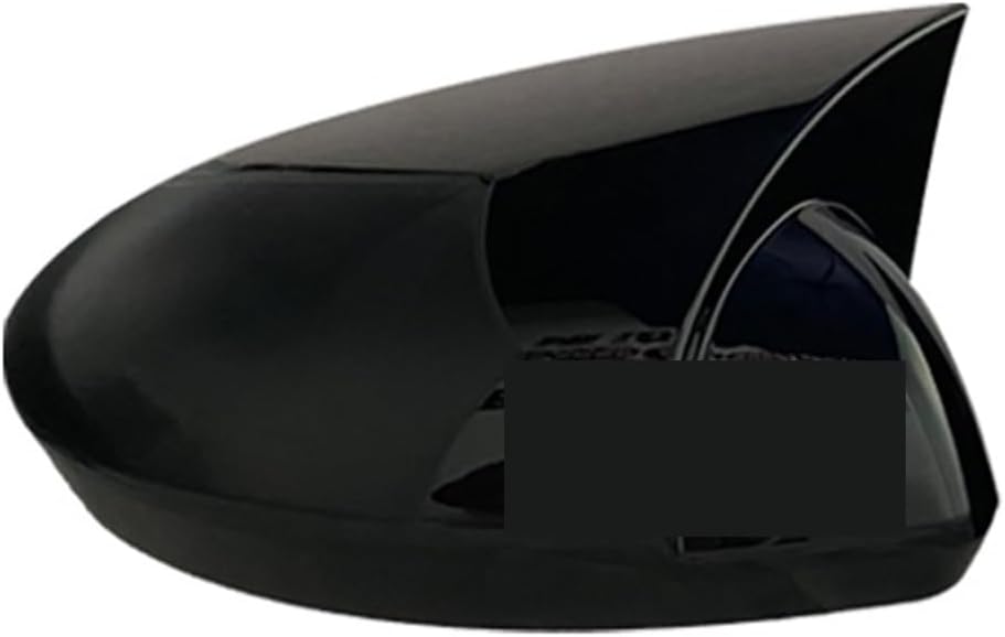 Bat Mirror Cover Fit for Renault Megane 4 2016 2020 Rearview Mirror Cover 2 Pieces Cover Glossy Black Car Shields Exterior Rearview Mirror Cover (Color : 1pc Black Left, Size : 1)