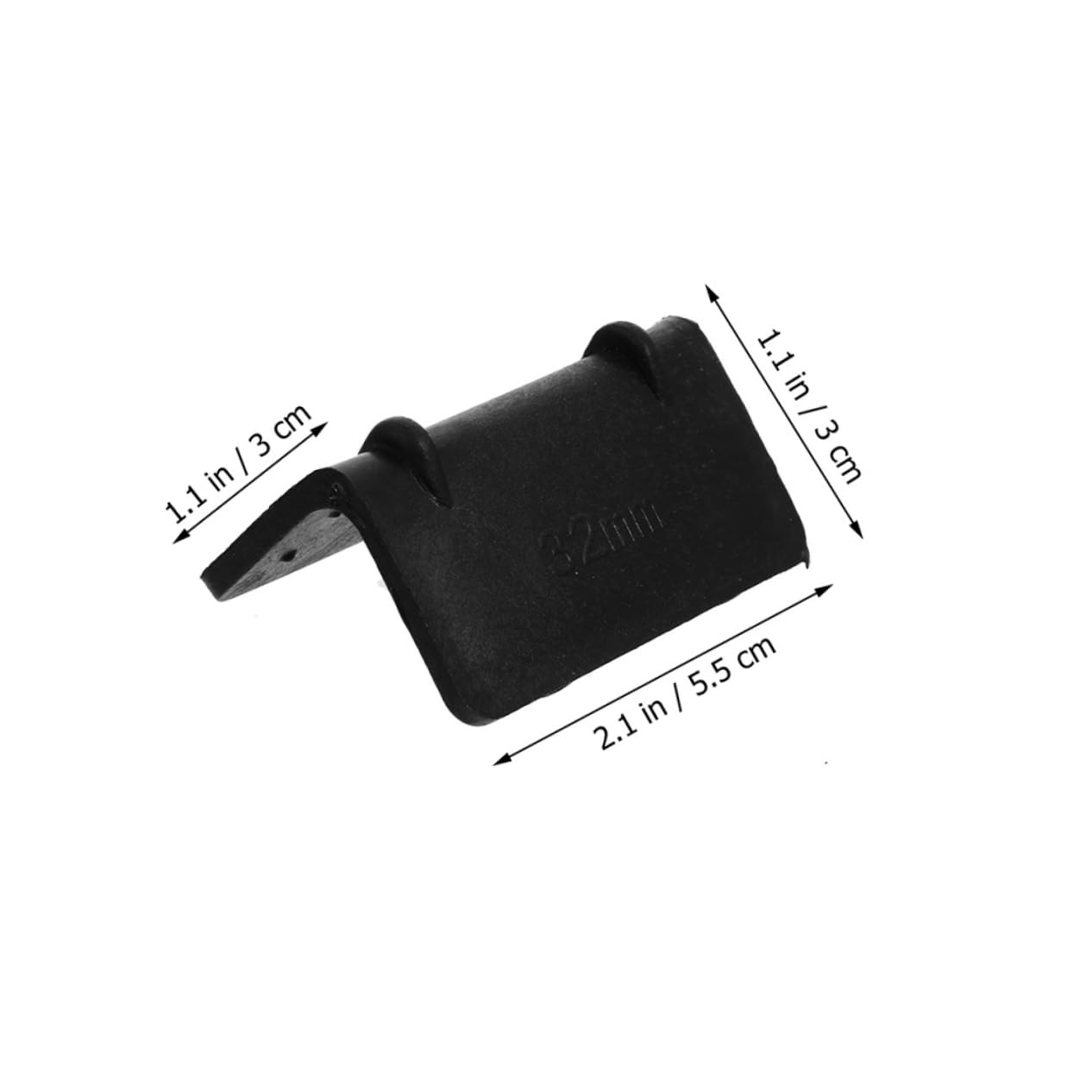 SUPVOX 3 Series Embalaje Con Guardia De La Esquina De Borde De Embalaje De Esquina De Pared De Esquina Para Muebles Black 100 Piezas*3