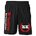 Produktbild Kaiserslautern Kranz Shorts | Fussball Sport Sommer Ultras Kurze Hose Sporthose (L, Schwarz Kranz M2)