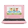 Portátil pequeño portátil de 7 pulgadas, Android 12.0 OS Quad-Core Cortex A53 con 2 GB de RAM 32 GB de ROM, procesador A133P Tipo-C 5V 2A Mini portátil portátil para niños (rosa)