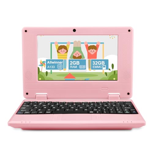 7" Portable Small Laptop, Android 12.0 OS Quad-Core Cortex A53 wi...