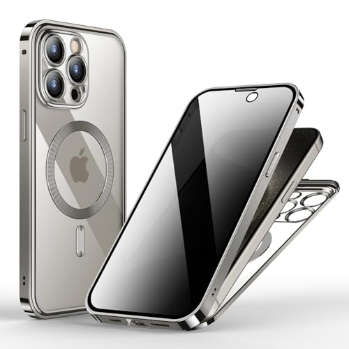 `h~ iPhone 15Pro Max p P[X OʃKX wʃNAPC ʃP[X SbNt A~t[ 360°Sʕی |bvAbv{^ MagsafeΉ ϏՌ ACtH15v}bNXP[X 6.7C` i`