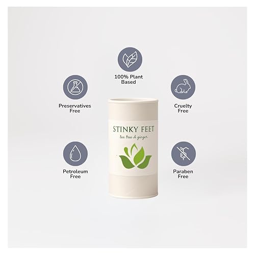 Miniatura 4 de Desodorante de zapatos de pies apestosos, elimina los olores naturalmente. Aceites orgánicos de hierba de limón, jengibre y árbol de té.